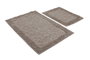Mijölnir Juego de alfombrillas de baño Stone - Beige